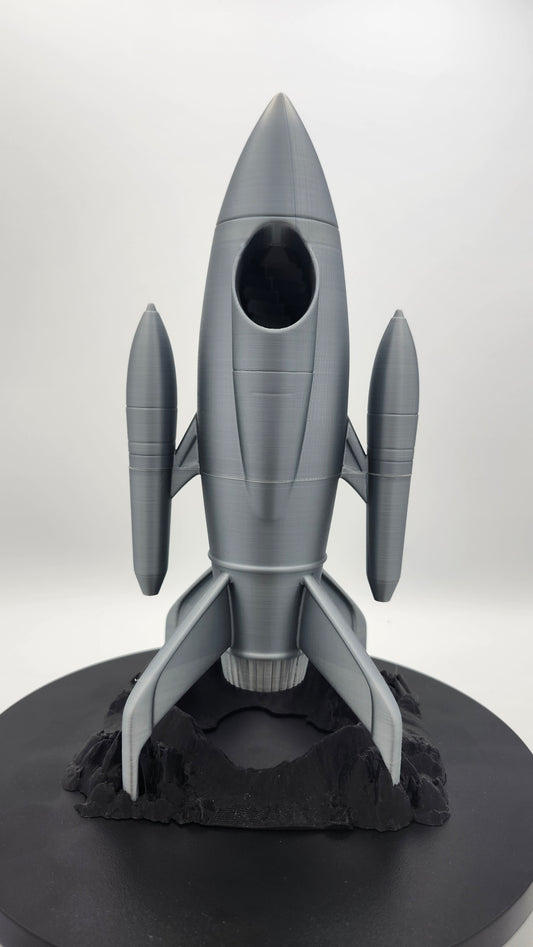 Retro Rocket Dice Tower